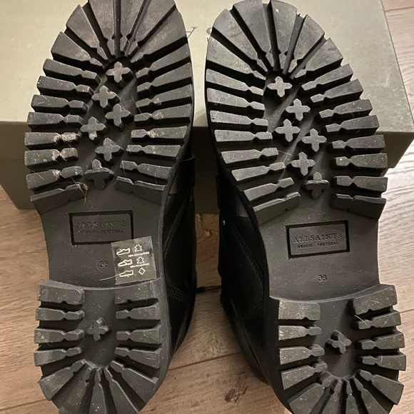 NWT All Saints Yarrow Military boots - Picture 5 of 5